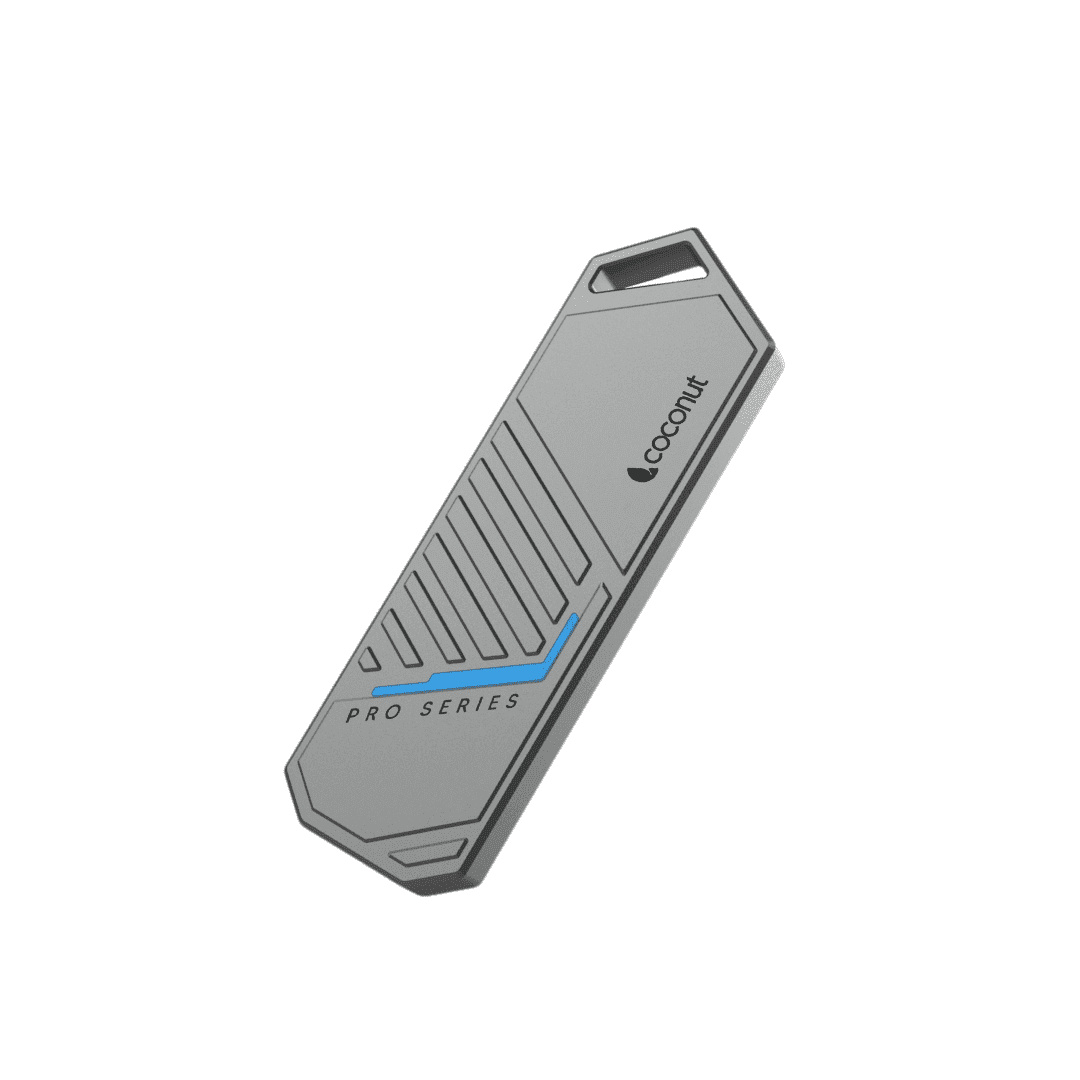 X12 M.2 Dual-protocol SSD Enclosure - Pro Series, sleek design